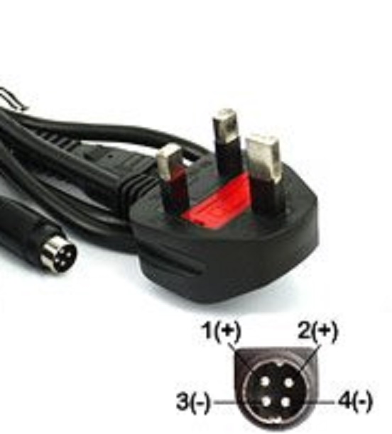 12V 4-Pin AC/DC Adapter partner sp600 1+2+ve 6a or above
